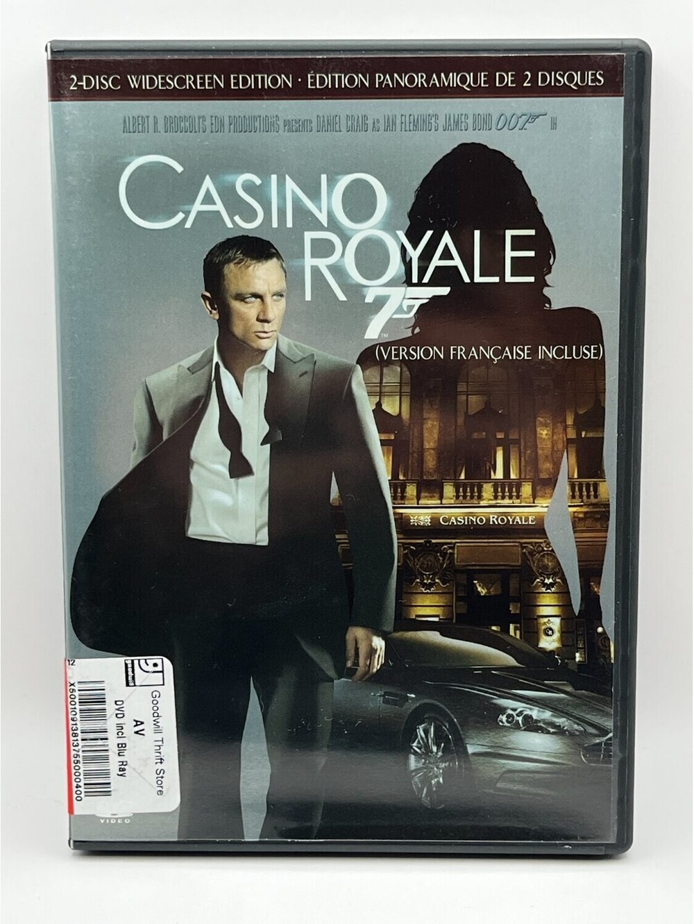 Casino Royale DVD Widescreen Daniel Craig 2006 Action & Martin Campbell